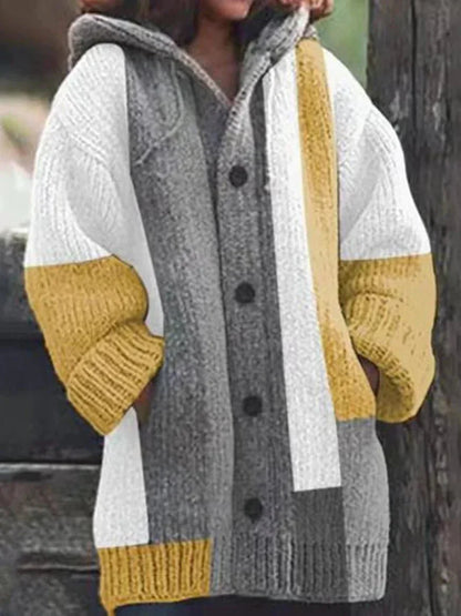 Bequeme Winterstrickjacke Lässig & Warm