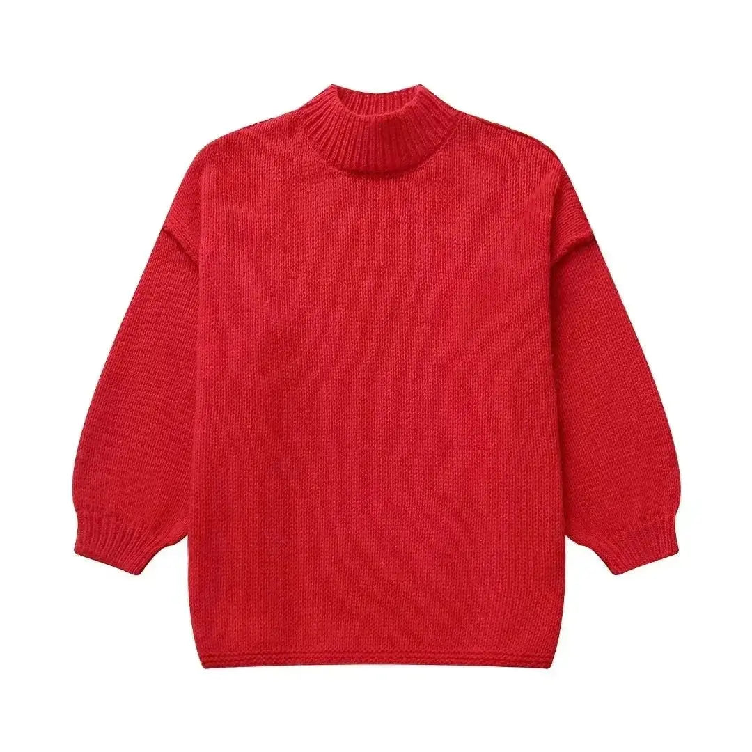 Herbst Pullover Damen Oversized Warm & Bequem