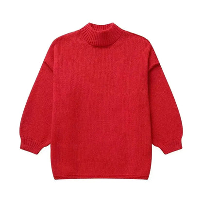 Herbst Pullover Damen Oversized Warm & Bequem