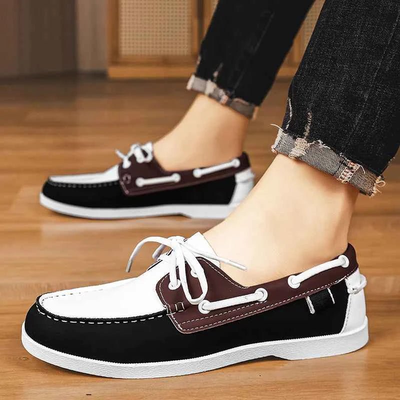 Schlupfschuhe Herren Leder Modern