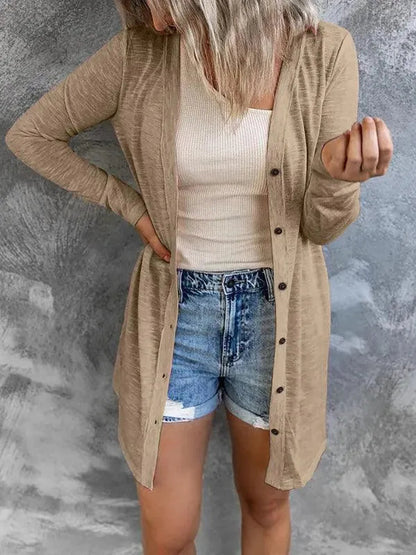 Stylische Strickjacke Damen Pullover Elegant
