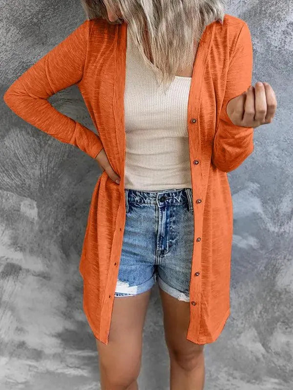 Stylische Strickjacke Damen Pullover Elegant - IdealeKleiden