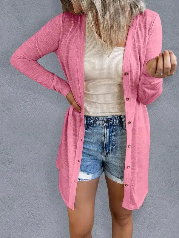 Stylische Strickjacke Damen Pullover Elegant