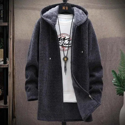 Stylische Kapuzenjacke Pullover Herren