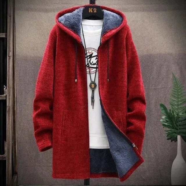Stylische Kapuzenjacke Pullover Herren