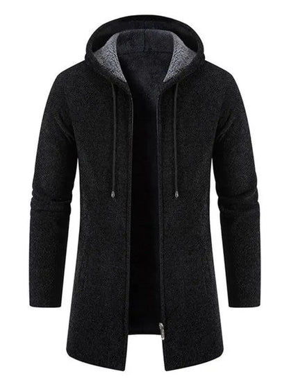Männer Strickjacke Kapuzenpullover Warm