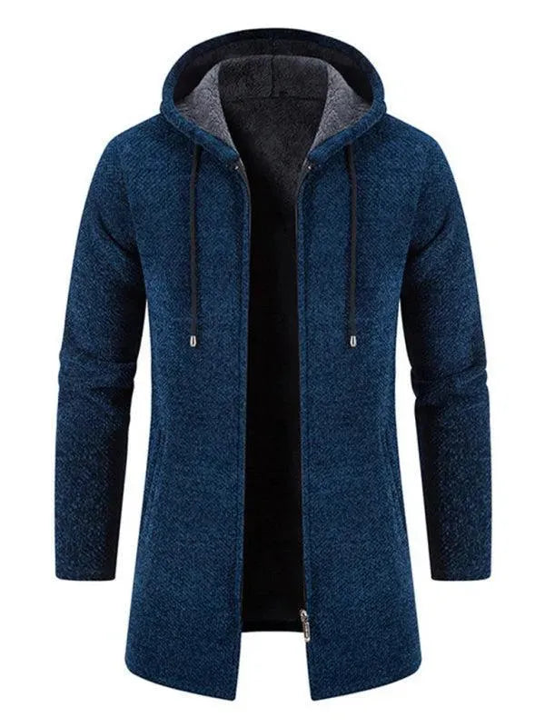 Männer Strickjacke Kapuzenpullover Warm