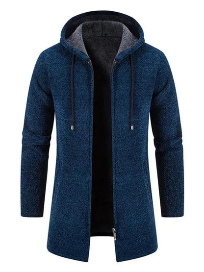 Männer Strickjacke Kapuzenpullover Warm