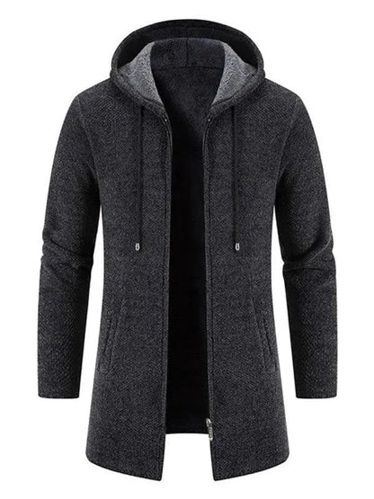 Männer Strickjacke Kapuzenpullover Warm