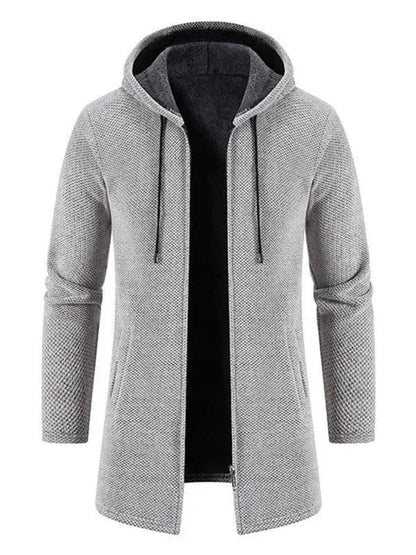 Männer Strickjacke Kapuzenpullover Warm