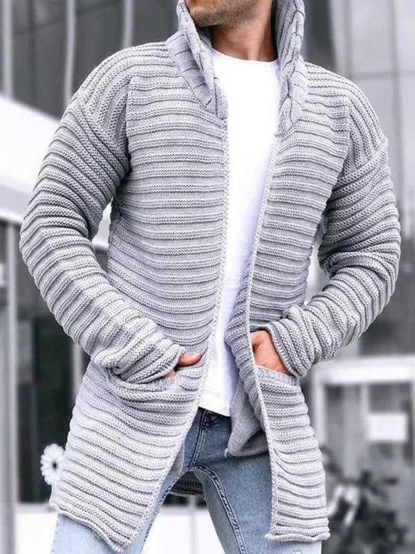 Herren Rollkragen Strickpullover Warm Elegant