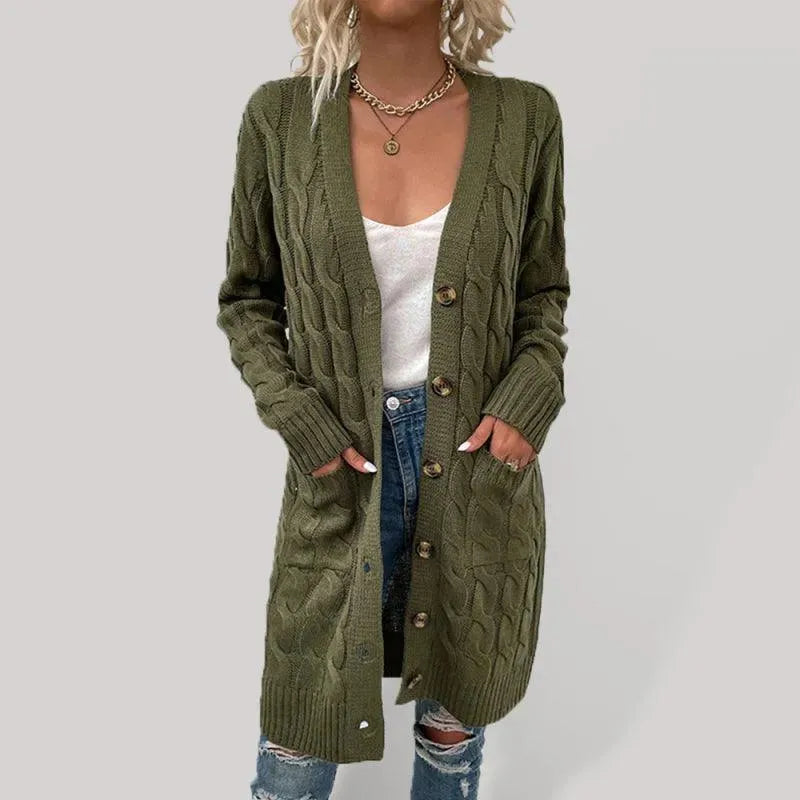 Frauen Strickjacke Soft Pullover Modern