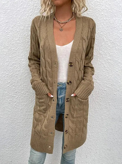 Frauen Strickjacke Soft Pullover Modern