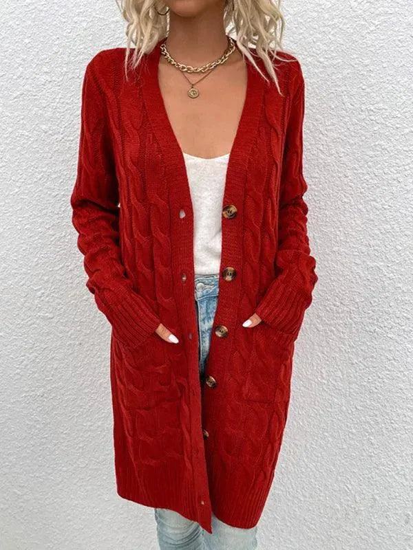 Frauen Strickjacke Soft Pullover Modern