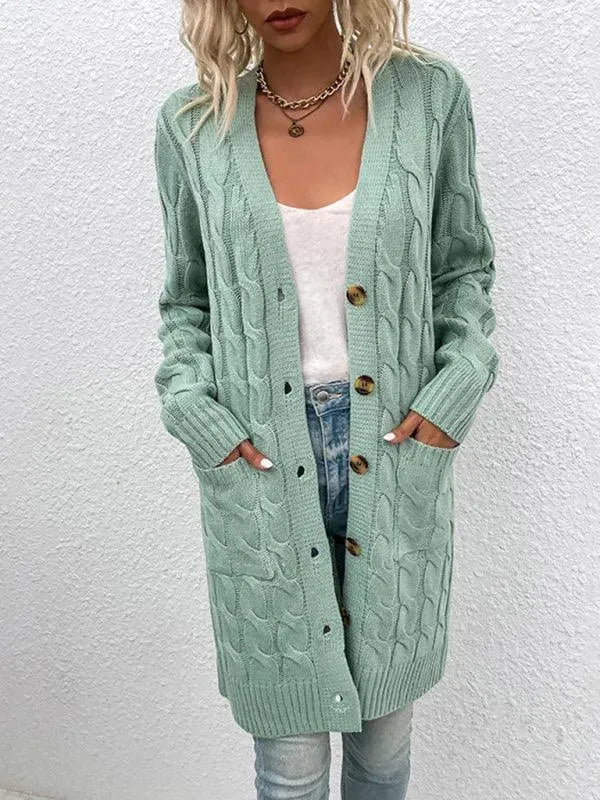 Frauen Strickjacke Soft Pullover Modern