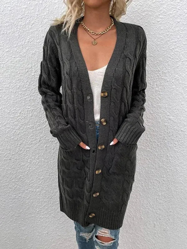 Frauen Strickjacke Soft Pullover Modern
