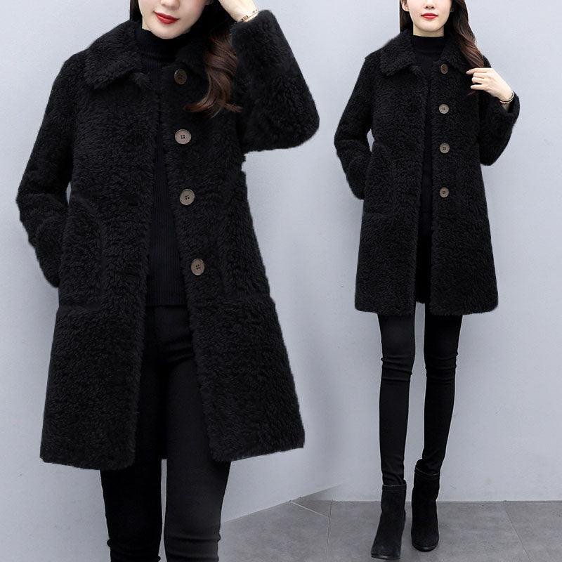 Eleganter Damen Mantel Lang Stilvoll
