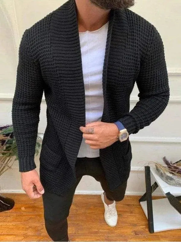 Bequemer Strickpullover Männer Relaxed Fit