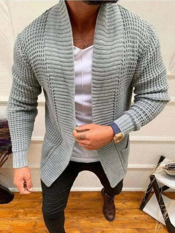 Bequemer Strickpullover Männer Relaxed Fit