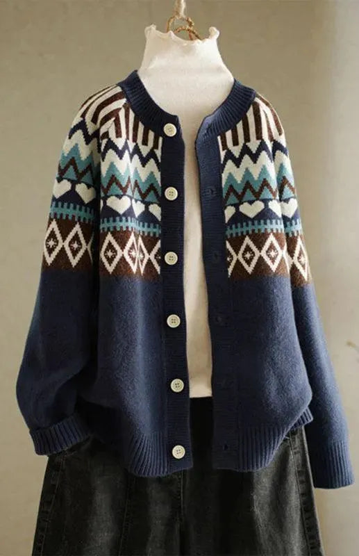 Elegante Damen Strickjacke Modern Pullover