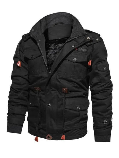 Bequeme Herrenjacke Warm Kapuzenjacke Winter