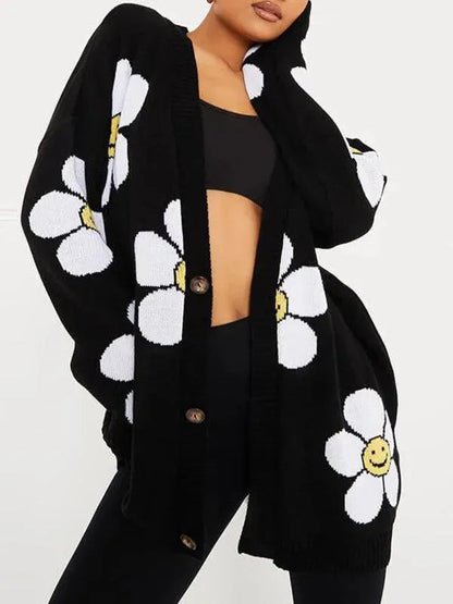 Elegante Frauenstrickjacke Klassisches Design