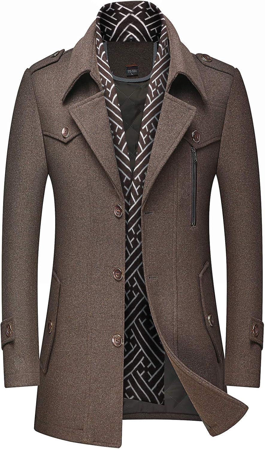 Eleganter Herren Winterblazer Klassik Design