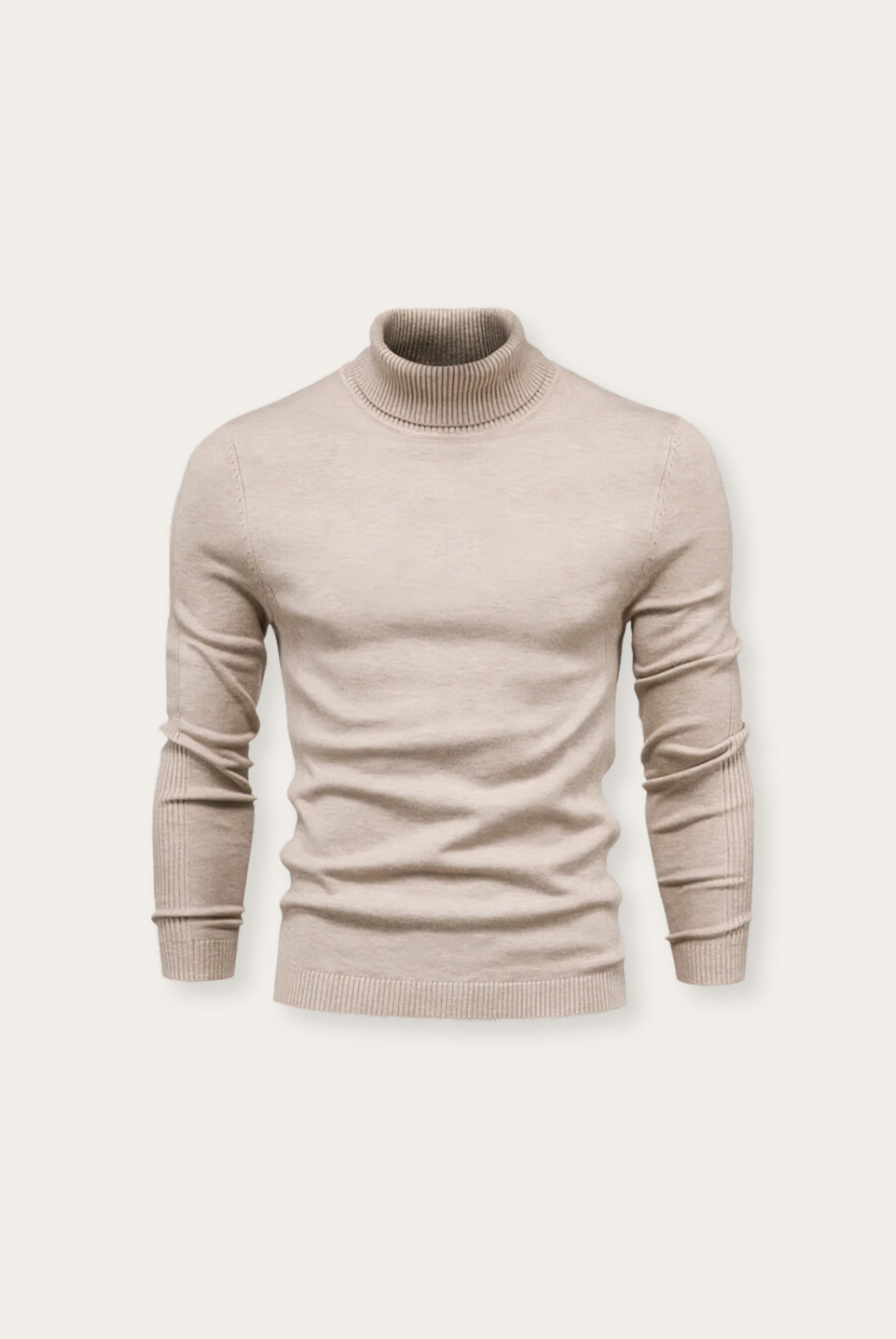Stilvoller Herren Rollkragen Pullover Qualität
