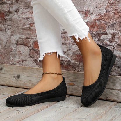 Damen Ballerinas Frühling Leicht Bequem