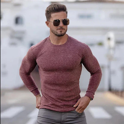 Herren Strickpullover Slim Fit Modern