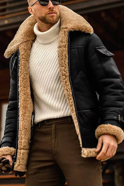 Edle Lederjacke Herren Designer Style