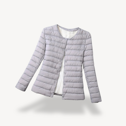 Damen Pufferjacke Leicht und Warm