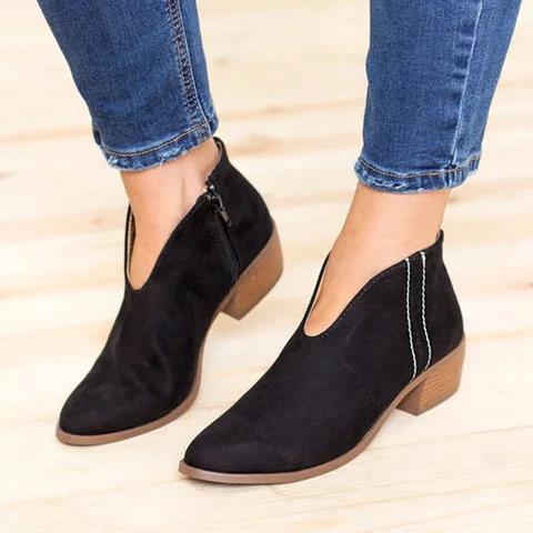 Modische Frauenstiefel Bequem Schick