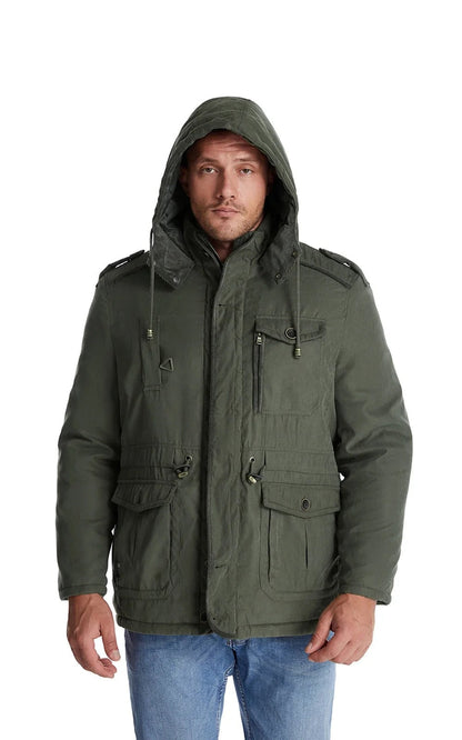 Warme Winterjacke Damen Fleece-Innen fleece gefüttert
