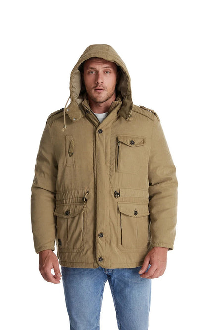 Warme Winterjacke Damen Fleece-Innen fleece gefüttert