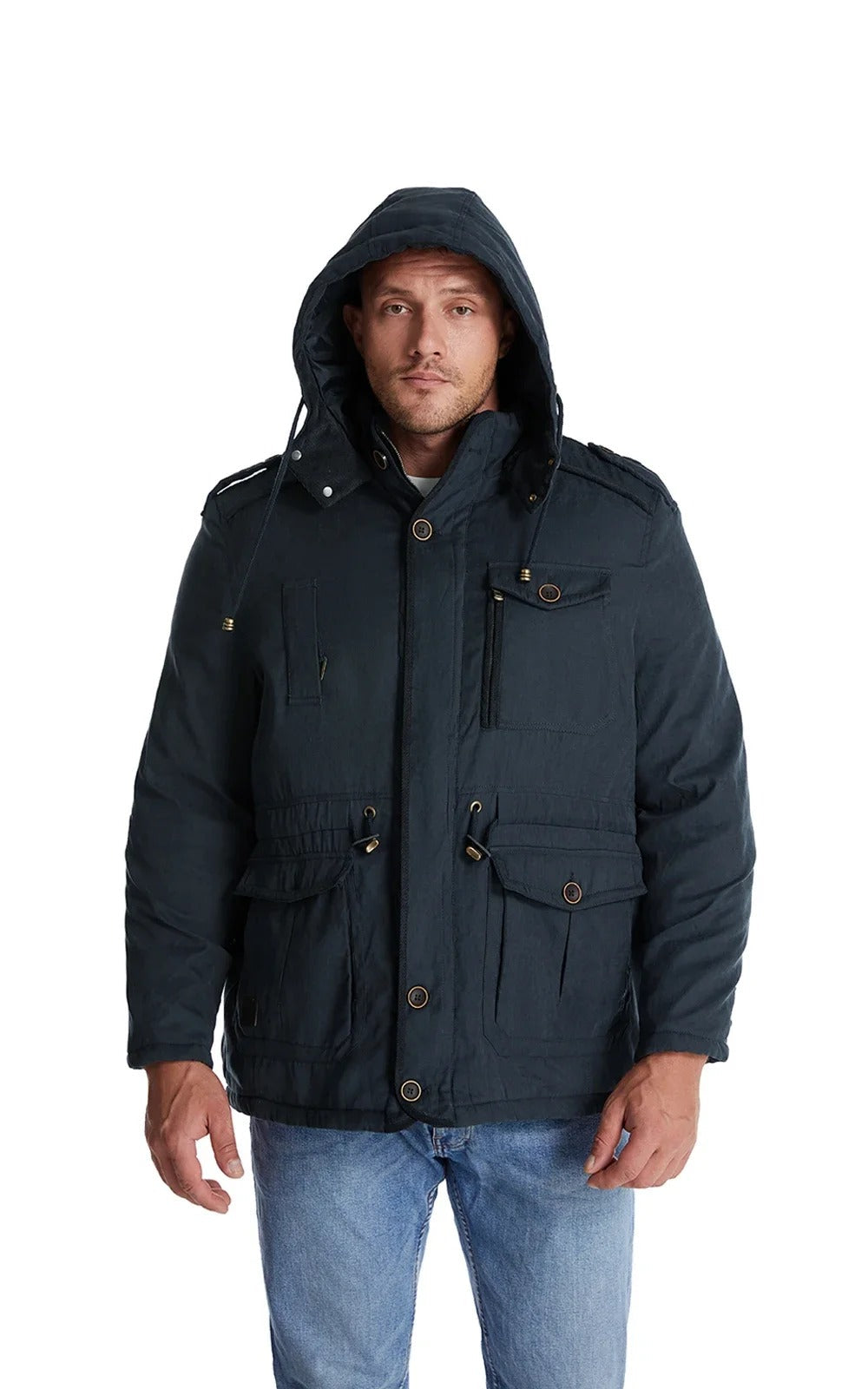 Warme Winterjacke Damen Fleece-Innen fleece gefüttert