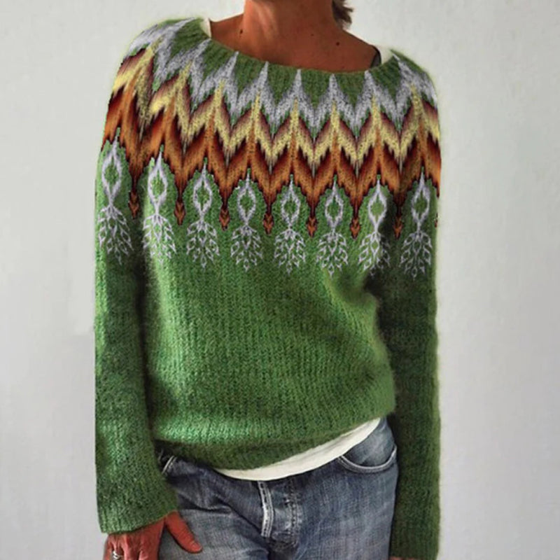Bequemer Wintersweater Luxus Baumwolle Warm Stilvoll