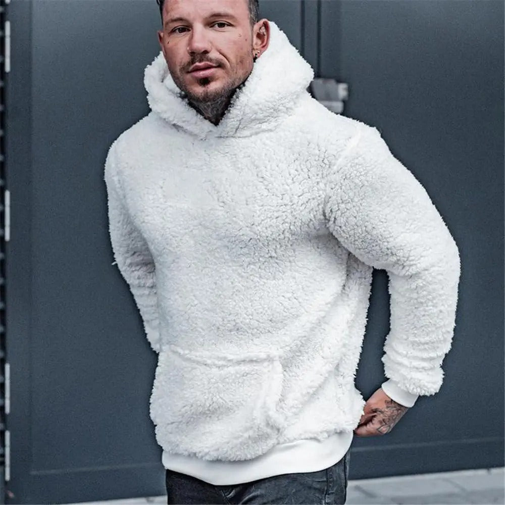 Stylische Herren-Hoodie Klassisch Teddy