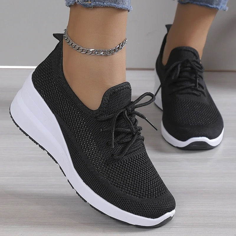 Damen Sneaker Bequem Sportlich Laufschuhe