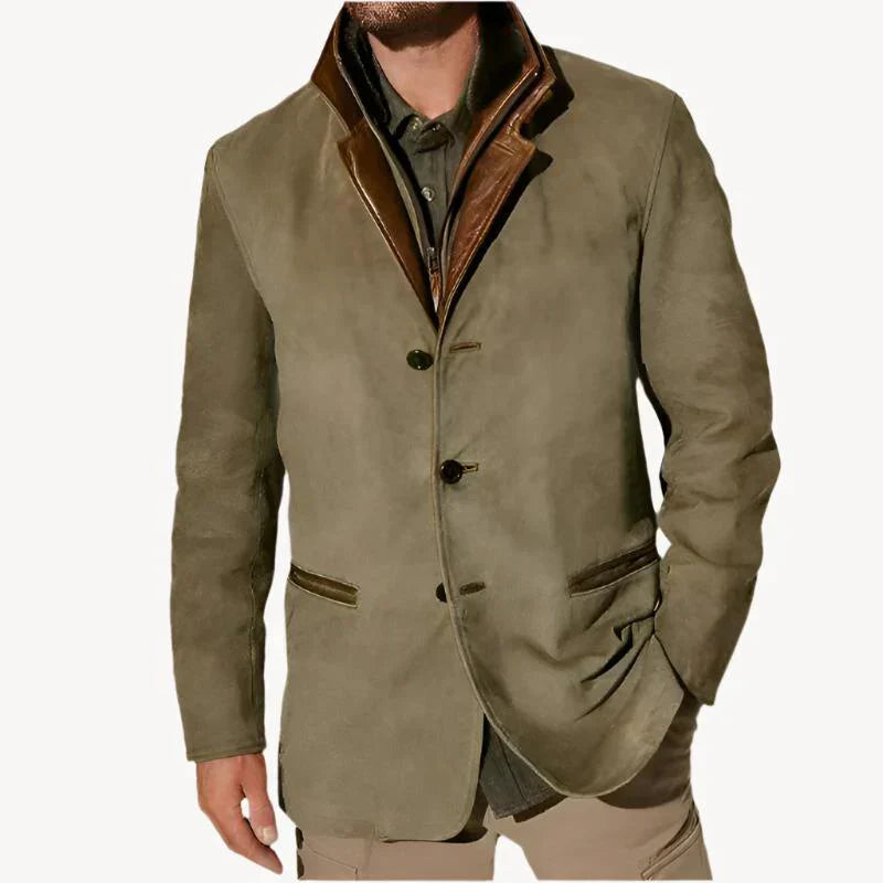 Herrenjacke Vintage Stil Elegantes Design - IdealeKleiden