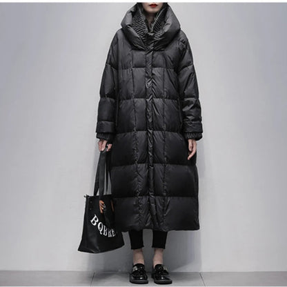 Stylische Daunenjacke Damen Elegant Warm