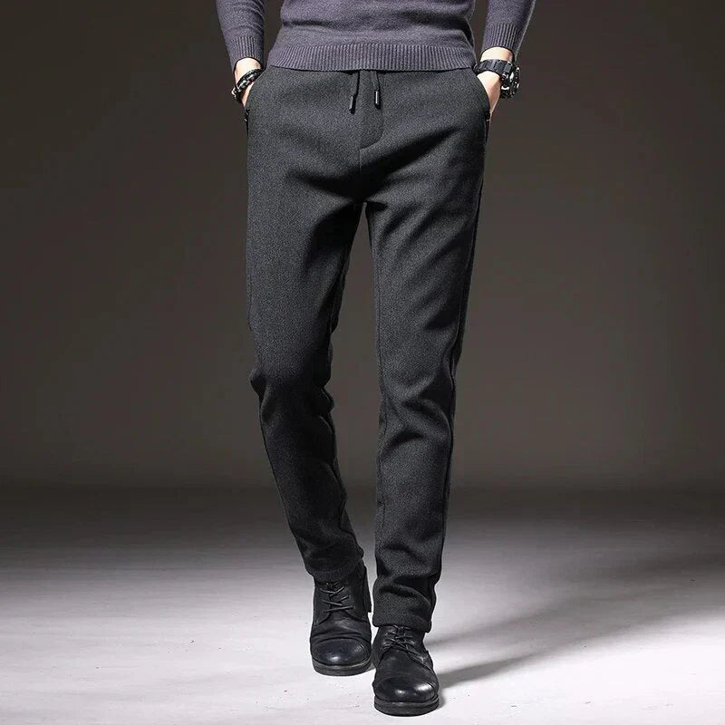 Herren Fleecehose Warm Bequem Winterhosen - IdealeKleiden