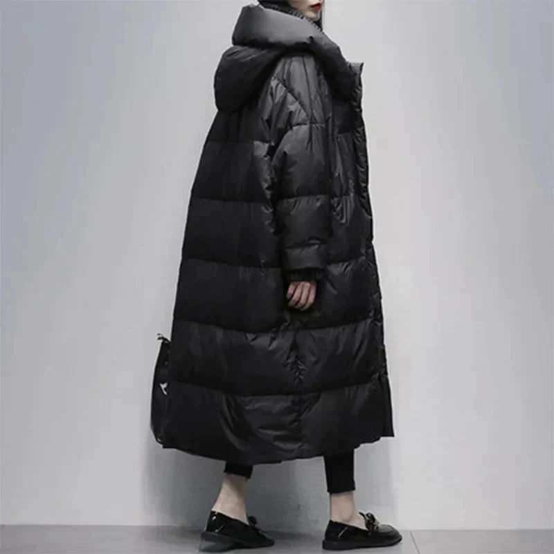 Eleganter Wintermantel Damen Modern Stil