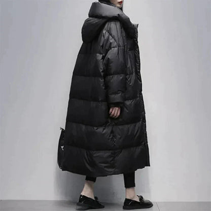 Eleganter Wintermantel Damen Modern Stil