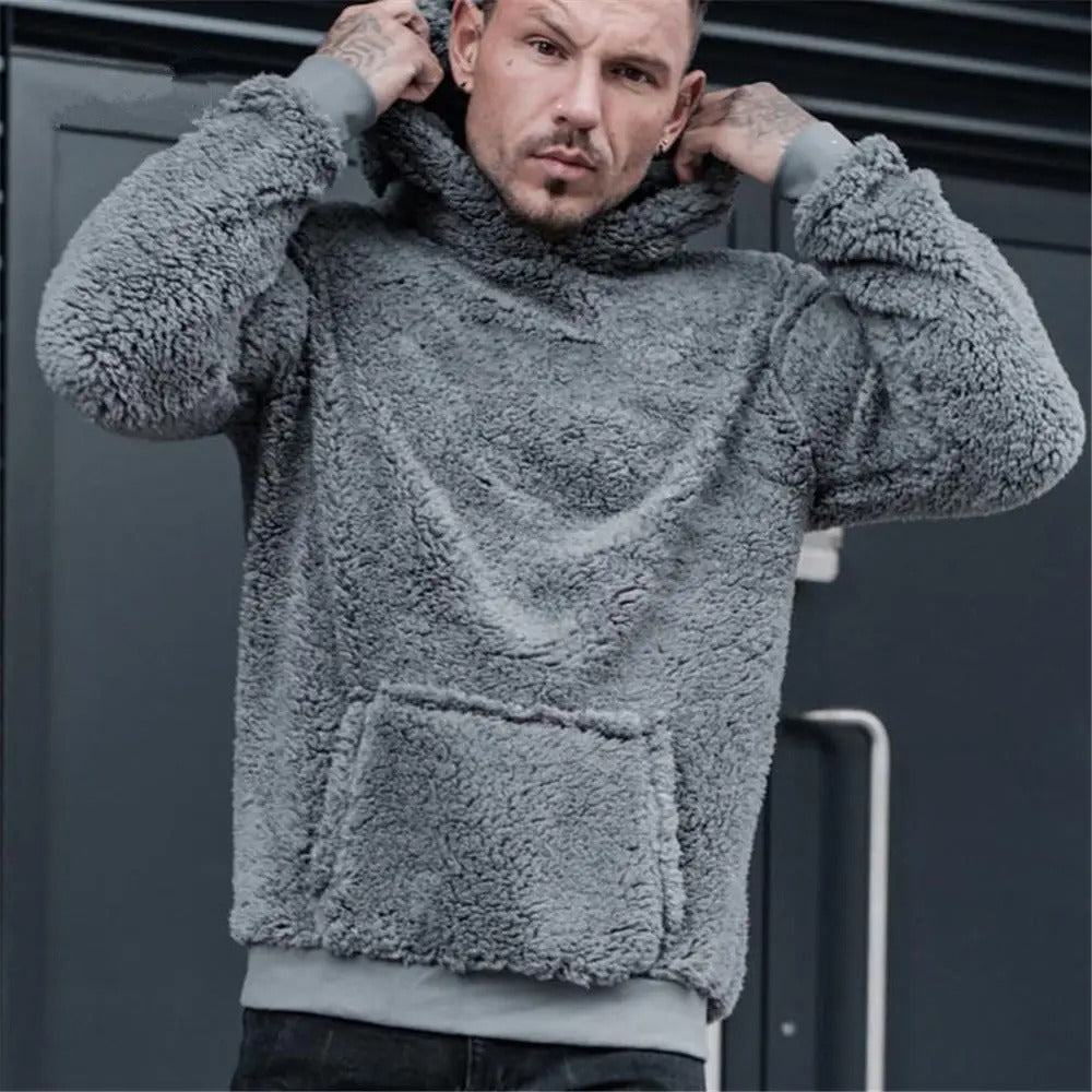 Stylische Herren-Hoodie Klassisch Teddy