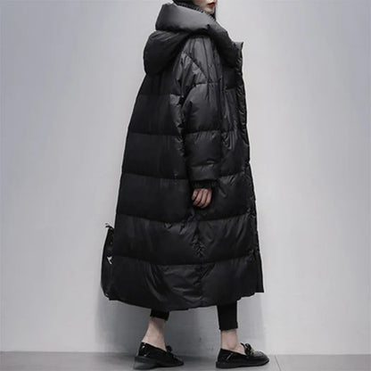 Stylische Daunenjacke Damen Elegant Warm - IdealeKleiden