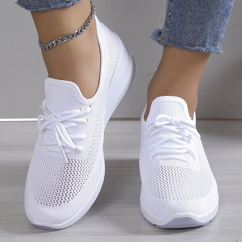 Damen Sneaker Bequem Sportlich Laufschuhe