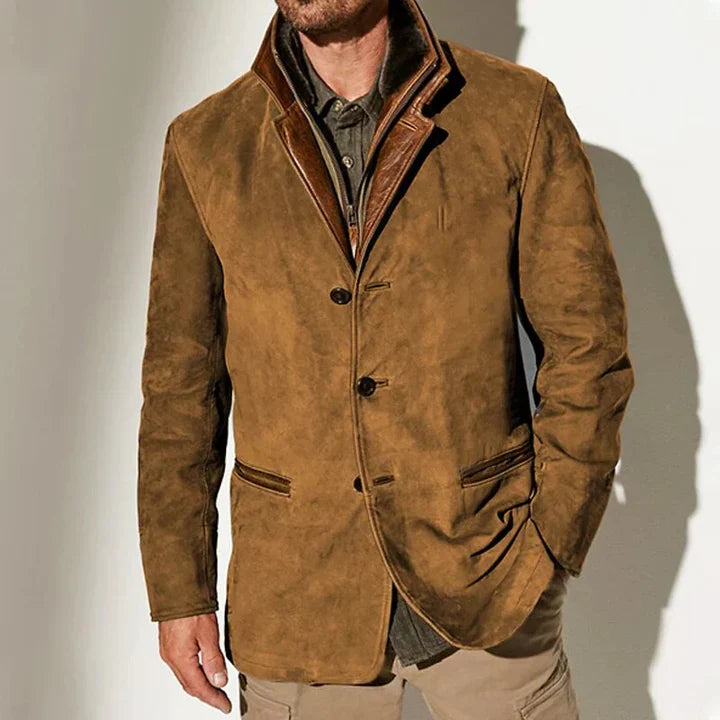 Herrenjacke Vintage Stil Elegantes Design