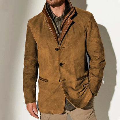 Herrenjacke Vintage Stil Elegantes Design