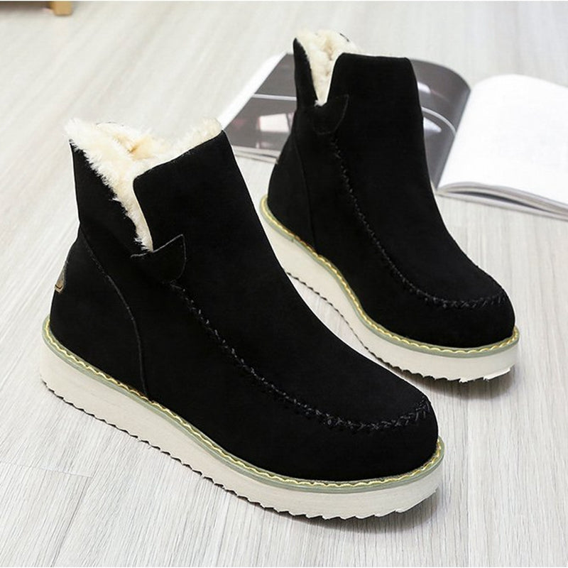 Winter Stiefel Wildleder Damen Absatz